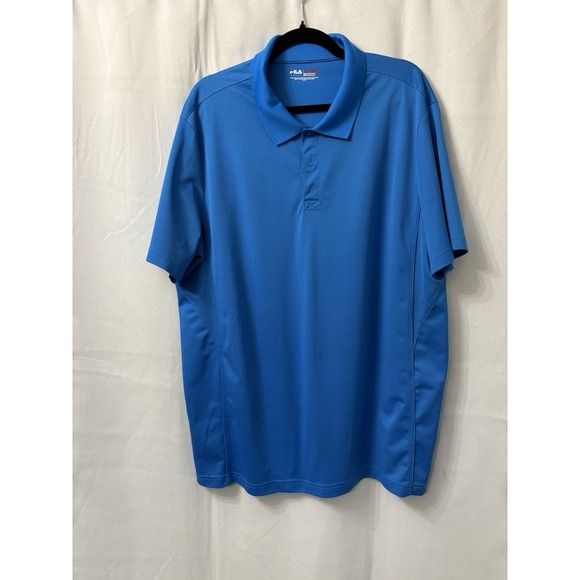 Fila Golf Shirt Polo Pullover Blue Size 2XL Athletic Fit Collared - Picture 1 of 6